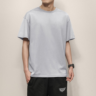 Tricou barbatesc modern cu maneca scurta - model curat