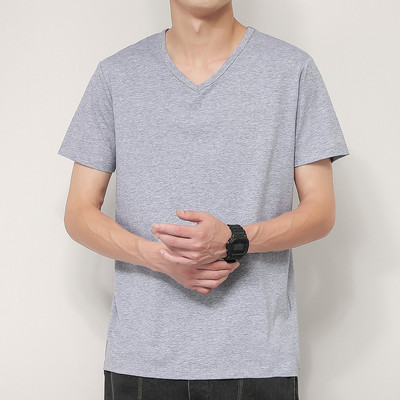 Tricou barbatesc modern cu maneca scurta - model curat