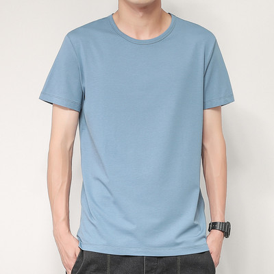 Tricou barbatesc modern cu maneca scurta - model curat