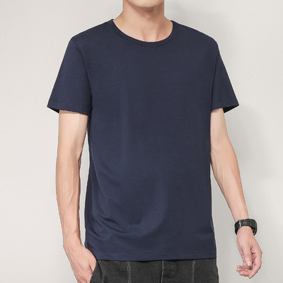 Tricou barbatesc modern cu maneca scurta - model curat