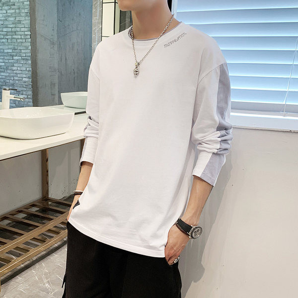 Bluză casual bărbătească cu mâneci lungi în trei culori