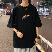 Ανδρικό μπλουζάκι με στρογγυλή λαιμόκοψη