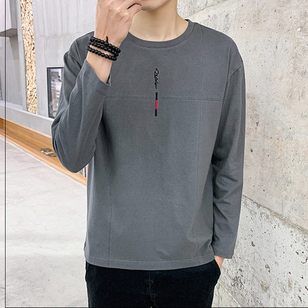 Bluza barbateasca cu broderie si decolteu oval in diferite culori