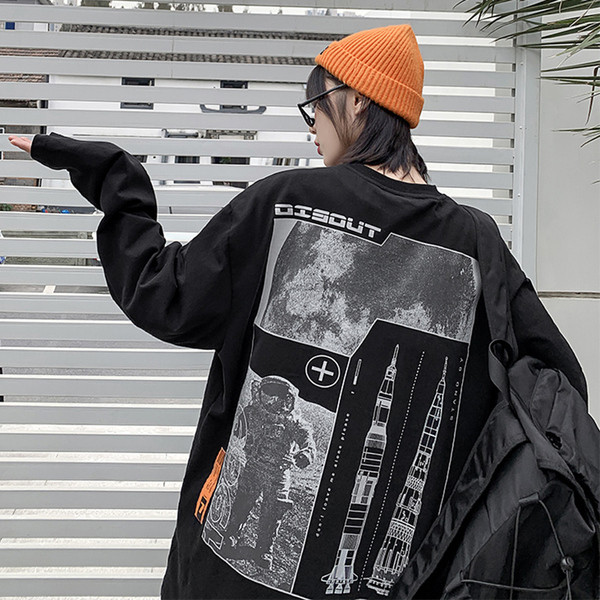 Bluza larga pentru barbati cu decolteu oval in doua culori