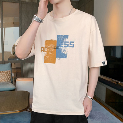 Novi model muške bluze sa okruglim izrezom i kratkim rukavima