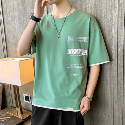 Novi model muške bluze sa okruglim izrezom i kratkim rukavima