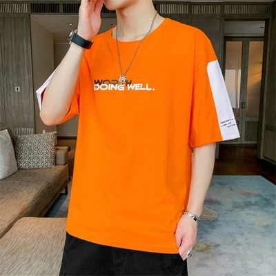 Novi model muške bluze sa okruglim izrezom i kratkim rukavima