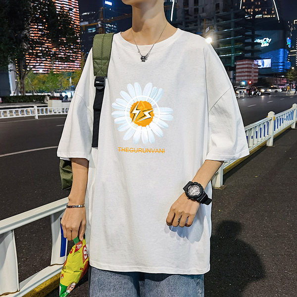 Tricou barbatesc cu aplicatie si maneci 3/4