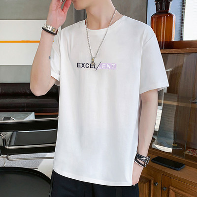 Tricou barbatesc model nou cu imprimeu pe spate in mai multe culori