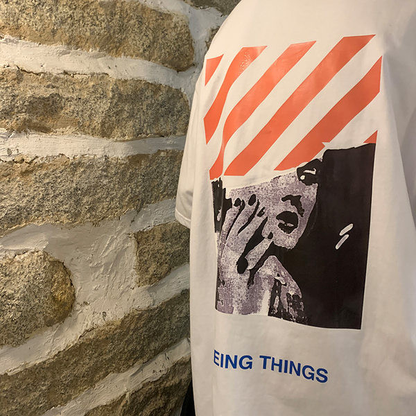 Široki model muške majice s 3/4 rukavima