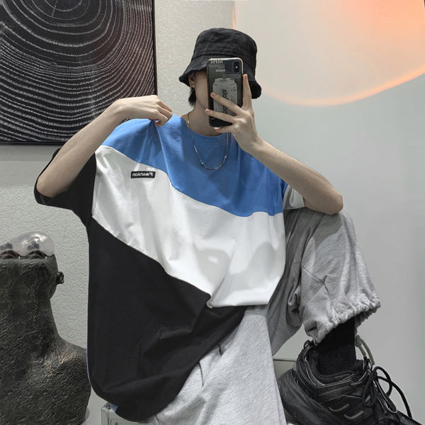 Tricou lat pentru bărbați cu decolteu rotund