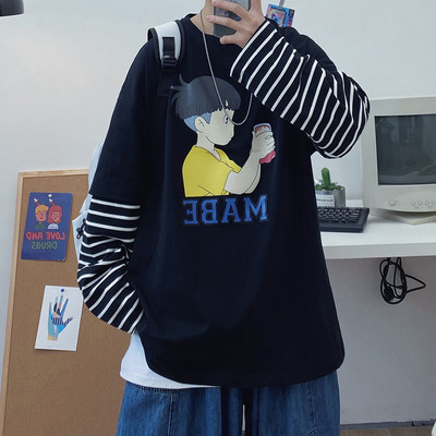 Tricou larg de dama cu aplicare de culoare in trei culori