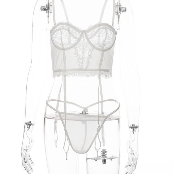 Set intim elegant din două părți bustieră și tanga