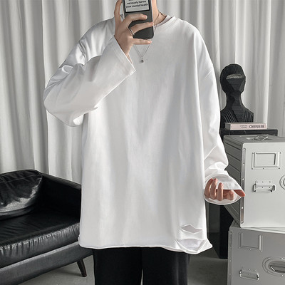 Bluză casual bărbătească în trei culori cu model rupt