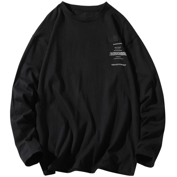 Muška bluza s dugim rukavima i okruglim izrezom