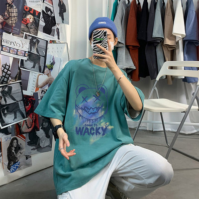 Tricou de vară pentru bărbați cu aplicație - mărime până la 5XL