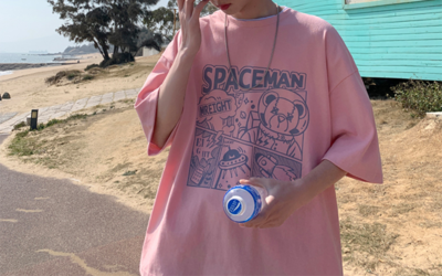 Tricou barbatesc model lat cu aplicatie