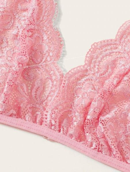 Set intim elegant de dama cu dantela din doua piese