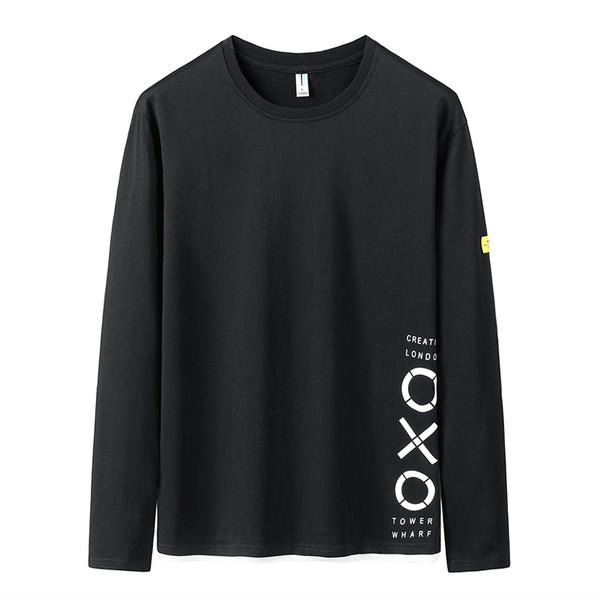 Bluză bărbătească cu mâneci lungi în diferite culori și decolteu oval