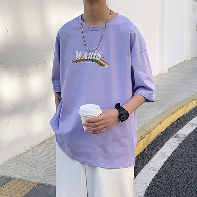 Tricou model larg pentru barbati cu imprimeu