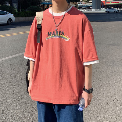 Tricou model larg pentru barbati cu imprimeu