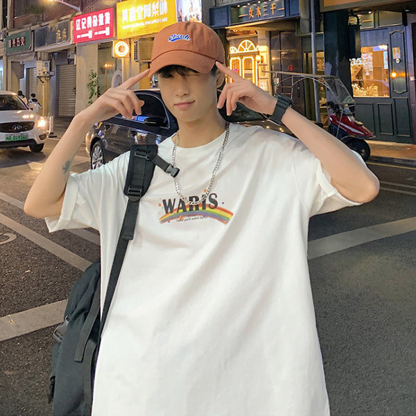 Tricou model larg pentru barbati cu imprimeu