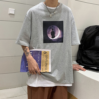 Muška proljetna majica s aplikacijom - veličina do 5XL