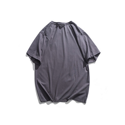 Tricou barbatesc monocolor cu maneca scurta - model uni