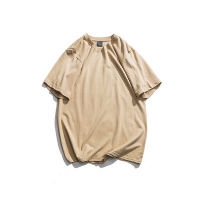 Tricou barbatesc monocolor cu maneca scurta - model uni