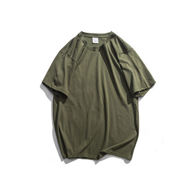 Tricou barbatesc monocolor cu maneca scurta - model uni