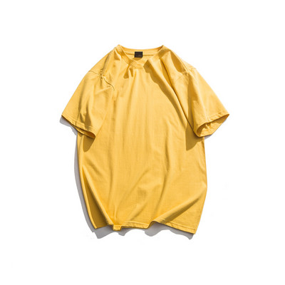 Tricou barbatesc monocolor cu maneca scurta - model uni