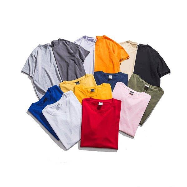 Tricou barbatesc monocolor cu maneca scurta - model uni