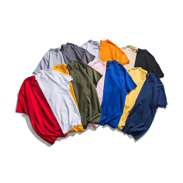 Tricou barbatesc monocolor cu maneca scurta - model uni