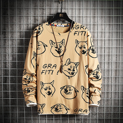 Bluză bărbătească cu mâneci lungi în trei culori potrivită primăverii