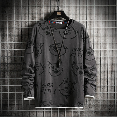 Bluză bărbătească cu mâneci lungi în trei culori potrivită primăverii