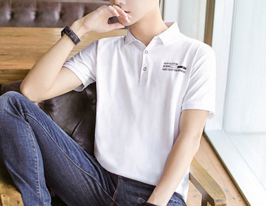 Bluza barbatesta model nou cu maneca scurta si guler clasic in mai multe culori