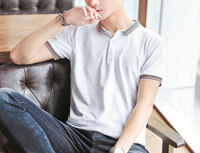 Bluza barbatesta model nou cu maneca scurta si guler clasic in mai multe culori