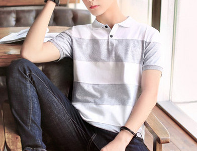 Bluza barbatesta model nou cu maneca scurta si guler clasic in mai multe culori