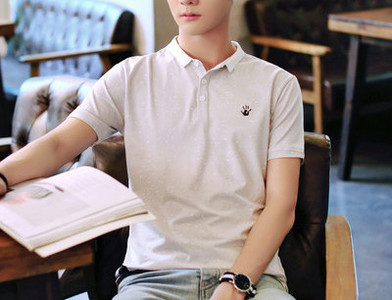 Bluza barbatesta model nou cu maneca scurta si guler clasic in mai multe culori