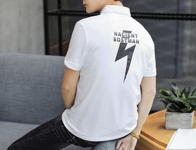 Bluza barbatesta model nou cu maneca scurta si guler clasic in mai multe culori