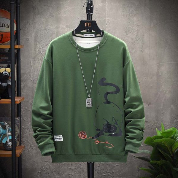 Muška majica s aplikacijom i ovalnim izrezom u više boja