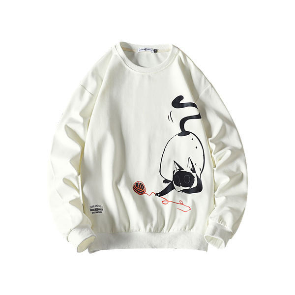 Muška majica s aplikacijom i ovalnim izrezom u više boja