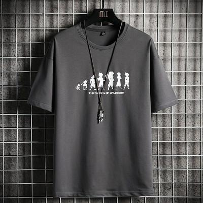 Tricou modern pentru bărbați cu inscripție și mâneci scurte - mai multe modele