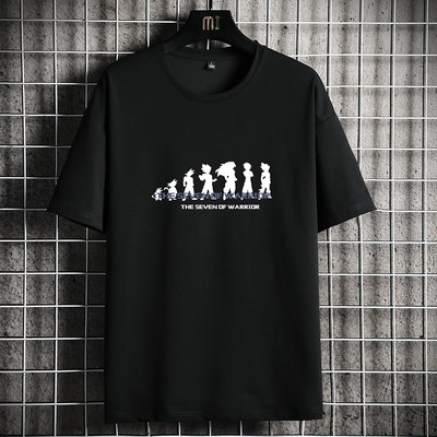 Tricou modern pentru bărbați cu inscripție și mâneci scurte - mai multe modele