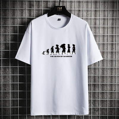 Tricou modern pentru bărbați cu inscripție și mâneci scurte - mai multe modele