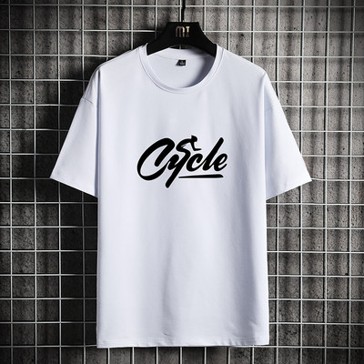 Tricou modern pentru bărbați cu inscripție și mâneci scurte - mai multe modele