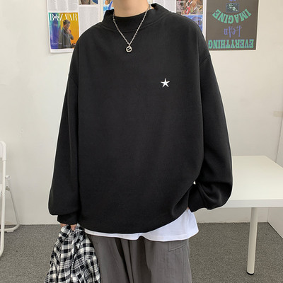 Bluza barbati cu decolteu oval - model larg