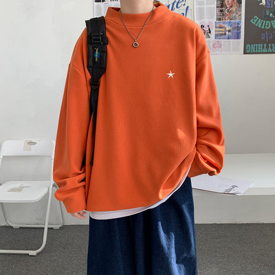 Bluza barbati cu decolteu oval - model larg