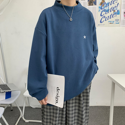 Bluza barbati cu decolteu oval - model larg