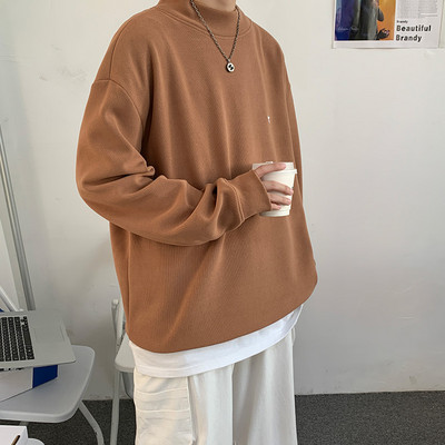 Bluza barbati cu decolteu oval - model larg